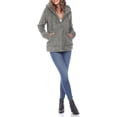 thumbnail image 4 of White Mark Women's Hooded Sherpa Jacket, 4 of 5