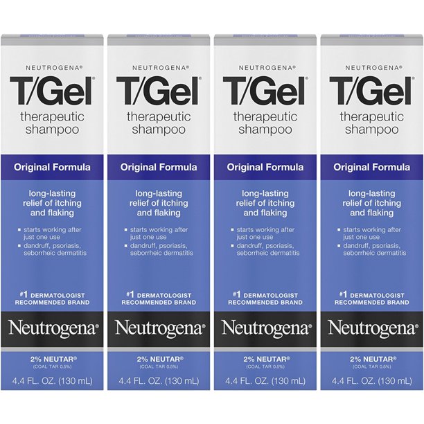 4 Pack Neutrogena T Gel Therapeutic Shampoo Original Formula 4 40oz Each Walmart Com Walmart Com