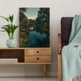 thumbnail image 5 of Qisvanset 12x16 Inch Woman with Blue Bird Yellow Flowers Canvas Painting Wall Art, 5 of 5