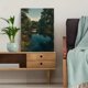 thumbnail image 5 of Qisvanset 12x16 Inch Woman with Blue Bird Yellow Flowers Canvas Painting Wall Art, 5 of 5