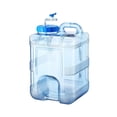 thumbnail image 2 of Water Container Portable with Handle Leakproof Empty Water Jug Water Storage for 15L, 2 of 8