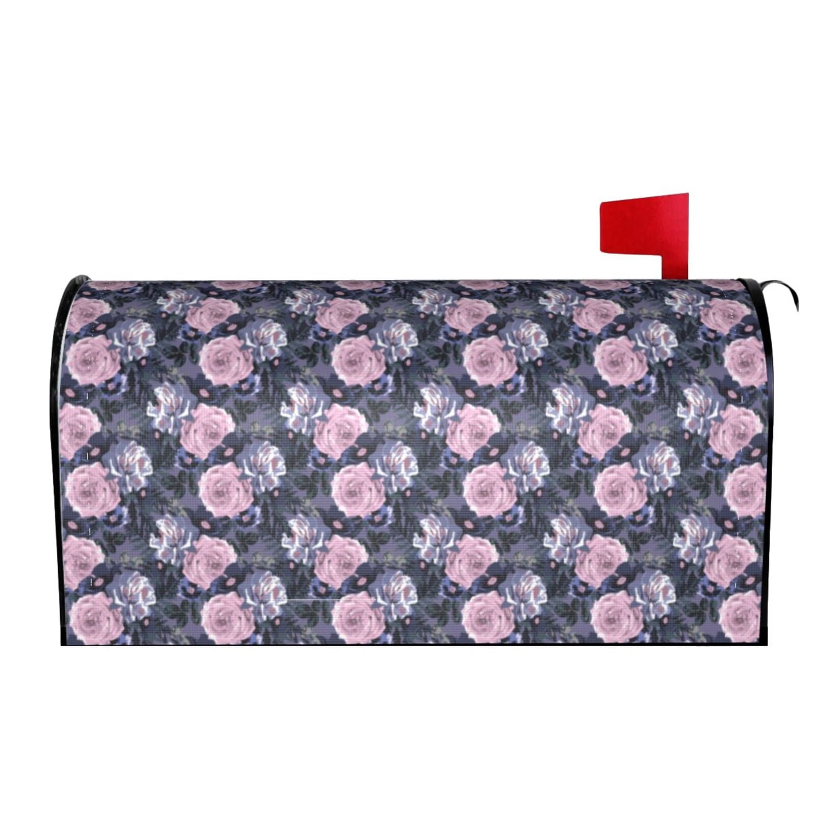 Xecao Flowers for Mailbox Cover with Magnetic Strips, Waterproof and Sunscreen, Adds a Decorative Touch to Your Garden Yard.