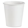 SOLO 510W 1-Sided Poly 10 oz. Paper Hot Cups - White (1000/Carton)
