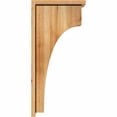 thumbnail image 3 of 8"W x 14"D x 30"H Huntington Rough Sawn Corbel w/Backplate, Western Red Cedar, 3 of 9