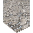 thumbnail image 3 of HomeRoots 513019 9 x 12 ft. Blue Silver & Gray Geometric Rectangle Area Rug, 3 of 8