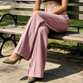 thumbnail image 6 of Ruimatai Womens Wide Leg Corduroy Pants High Waist Button Pocket Stretch Retro Casual Trousers, 6 of 9
