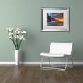 thumbnail image 3 of Trademark Fine Art 'Napali Sunset Kauai' Canvas Art by Pierre Leclerc, White Matte, Silver Frame, 3 of 4
