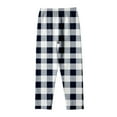 thumbnail image 2 of Byoo Toddler Boys Plaid Pants Casual Loose High Elastic Waist Long Trousers Soft Daily Pants for Kids, 2 of 4