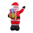thumbnail image 3 of Adorno navideño inflable de Papá Noel para jardín o patio. Ideal para fiestas, interiores y exteriores. Perfecto para el hogar, el jardín y el césped., 3 of 8