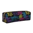 thumbnail image 1 of Balery Graffiti Art Estuche de Lápices de Cuero Impreso, Estuche para Suministros de Arte, Estuche de Lápices con Cremallera, Estuche de Almacenamiento de Papelería, 1 of 7