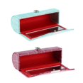 thumbnail image 1 of Estuche de lápiz labial individual de cuero PU shamjiam con soporte de lápiz labial de espejo Rectángulo para monedero Estuches de almacenamiento de cosméticos de Pasta De Frijoles Azul, 1 of 9