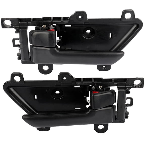 ECCPP Door Handles Interior Inside Inner Front Driver Passenger Side for 2007-2012 for Hyundai veracruz Black(2PCS)