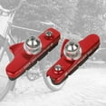 thumbnail image 4 of Bike Brake Pads, Quiet Braking Aluminum Rubber Compound Bike Brake Shoes Pads Cycling Brake Parts Accessory Red, 4 of 8