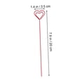 thumbnail image 3 of WASHWEPE 10Ud Clips De Metal Rosa Para Fotos Y Notas Con Corazón Para Oficina, 3 of 8