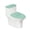 Daisy, variant on HELLHERO Polyester Fabric Toilet Lid Cover Toilet Seat Covers Set Adjustable Fits All Toilet Shapes Universal Machine Washable Stretch for 17"x21" Hedgehog