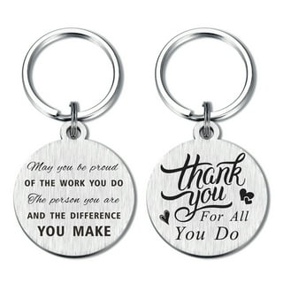 32 Pcs Thank You Gifts Keychain Bulk Employee Appreciation Keychain Gifts