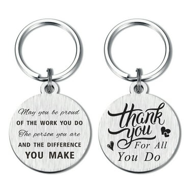 Yobent Appreciation Gifts for Coworker, Christmas Gifts for Coworker, Employee Thank You Keychain Bulk