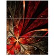 thumbnail image 2 of Design Art - Fleur Fractale Jaune et Rouge, 2 of 3