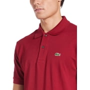 Lacoste Mens Short Sleeve Discontinued L.12.12 Pique Polo Shirt X-Large Bordeaux