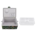 thumbnail image 2 of Caja De Costura Cesta De Costura Diseño De Mango Cómodo Verde Elegante Doble Capa Multifuncional Para Almacenamiento De Hilo De Aguja ANGGREK Otros, 2 of 8