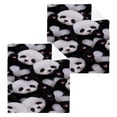 thumbnail image 2 of BZSMCE Towel Cotton Face Towel Soft Hand Towels Fashion Panda Love Bomb Pattern, 2 of 9