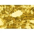 thumbnail image 1 of Ahgly Company Machine Washable Indoor Rectangle Abstract Yellow Modern Area Rugs, 2' x 3', 1 of 4