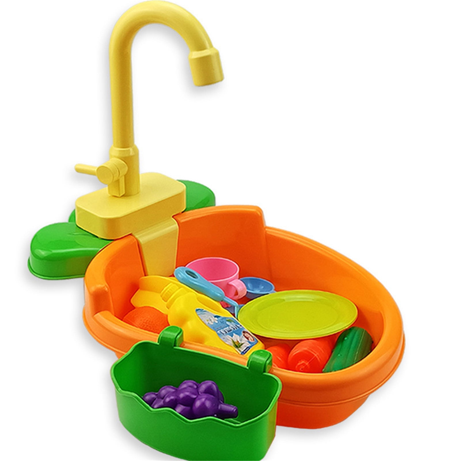 Bird Bath Tub Parrot Automatic Bathtub with Faucet Bird Shower Bathing