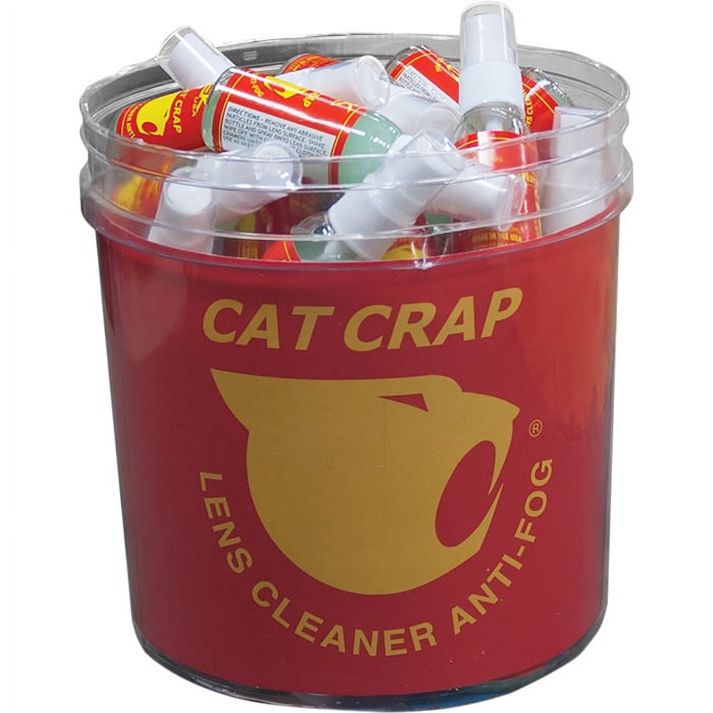 EK USA, Cat Crap Multi-Use Anti-Fog Spray, for any Optics, Coatings, Eyeglass Lens Cleaner, Spray On - 1 Ounce Bottle