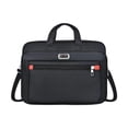 thumbnail image 4 of Maletín para portátil, bolso de hombro, bolso para portátil, informal, universitario, con cierre de cremallera, acolchado, resistente a golpes y al Estilo A, 4 of 10