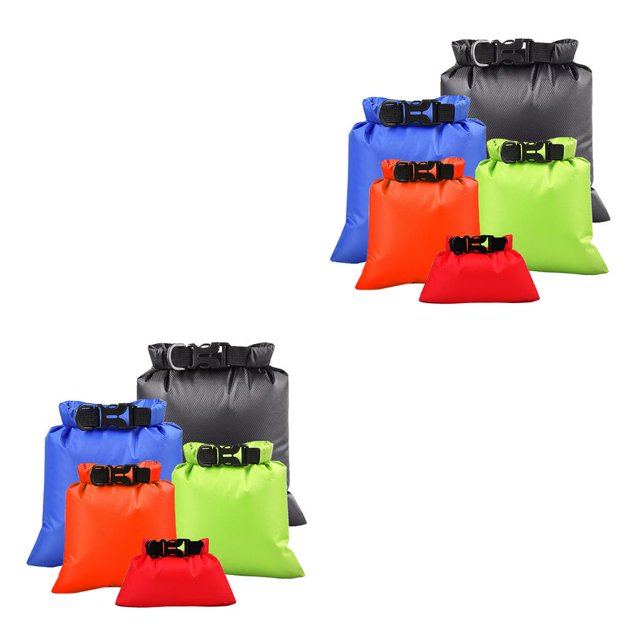 Greeniant Saco seco a prueba de agua, sacos de viaje para al aire libre, kayak a la deriva, paquete de Camping, bolsa con hebilla, accesorio para tipo 10 2piezas Greeniant CBP385824