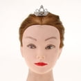 thumbnail image 5 of 2x Small Tiara with Comb - Gold, 4.7 X 4.4 X 3.5 Cm, 5 of 8
