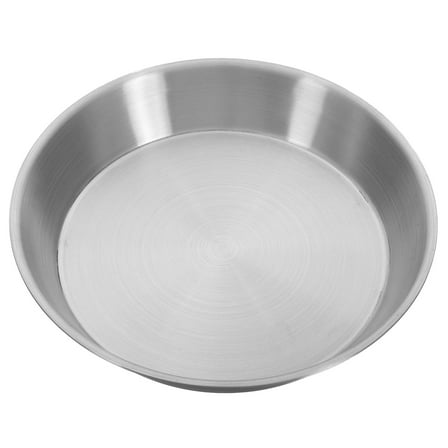 Amosfun Round Stainless Steel Baking Tray Nonstick Baking Pan for Oven Use