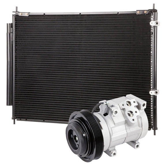 For Honda Ridgeline 2007 2008 AC Compressor w/ A/C Condenser & Drier - BuyAutoParts