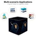 thumbnail image 2 of Leo Constellation Foldable Storage Basket Organizer Bins with Handle, 10.8"x10.5"x10.6", Large Capacity Storage Bins, 2 of 6