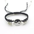 thumbnail image 1 of Pulseras De Mejor Amigo Yin Yang Para 2 Pulseras De Cordón Ajustable Yin Yang A Juego Para Relación De Amistad Regalo De San Valentín Cateissary AP006140-01, 1 of 6
