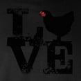 thumbnail image 3 of CafePress - I Love Chicken T Shirt, Chicken Lover T Shirt Men - Long Sleeve Dark T-Shirt, 3 of 4