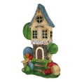 thumbnail image 5 of Fairy Garden LED Light Up Cottage House With Colorful Yarn Wool Welcome Sign, 5 of 9
