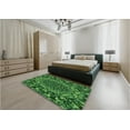 thumbnail image 4 of Ahgly Company Indoor Rectangle Patterned Deep Emerald Green Area Rugs, 5' x 7', 4 of 6