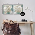 thumbnail image 4 of Stupell Industries Transitional White Iris Flower 2pc Canvas Art Set, 17 x 17 each, by Nan, 4 of 8