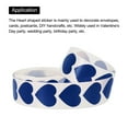thumbnail image 3 of Uxcell Heart Shaped Sticker 1 Inch Self Adhesive Love Sticker Label for Valentine Day, Dark Blue 1000 Pcs, 3 of 6