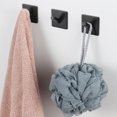 thumbnail image 4 of 5 paquetes de s fuertes s de pared autoadhesivos colgador de Negro Sunnimix Gancho de pared para abrigo, 4 of 7