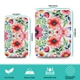 thumbnail image 5 of 2 Pack Washable Rubber Leaves Multicolored Flower Dish Drying Mats for Kitchen Counter Home Large Coffee Bar Pad Accessories and Decor for Utensils Stemware (2pcs 18''x24''+19.5''x12''), 5 of 6