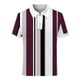 thumbnail image 2 of Camisas s Para Hombre Interior Camisa informal de primavera y verano para hombre, camisa holgada informal de manga corta con cremallera y solapa, camiseta elegante estampada (Wine, XL), 2 of 5