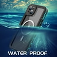 thumbnail image 4 of ELEHOLD Waterproof Case for iPhone 15 Plus,Built-in Screen Protector Full-Body Rugged Military Grade Shockproof IP68 Underwater Dustproof Heavy Duty Magnetic Case for iPhone 15 Plus 6.7",Grassblue, 4 of 11