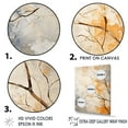 thumbnail image 3 of Designart "Peach-Beige Sycamore Melody I" Tree Sycamore Floater Framed Wall Art Living Room, 3 of 5