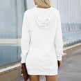 thumbnail image 6 of Women's Loose Mid Length Hoodie Dress for Women - Comfortable and Stylish Everyday Wear, 6 of 6