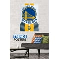 thumbnail image 2 of NBA Golden State Warriors - Logo 19 19 Wall Poster, 22.375" x 34", 2 of 2