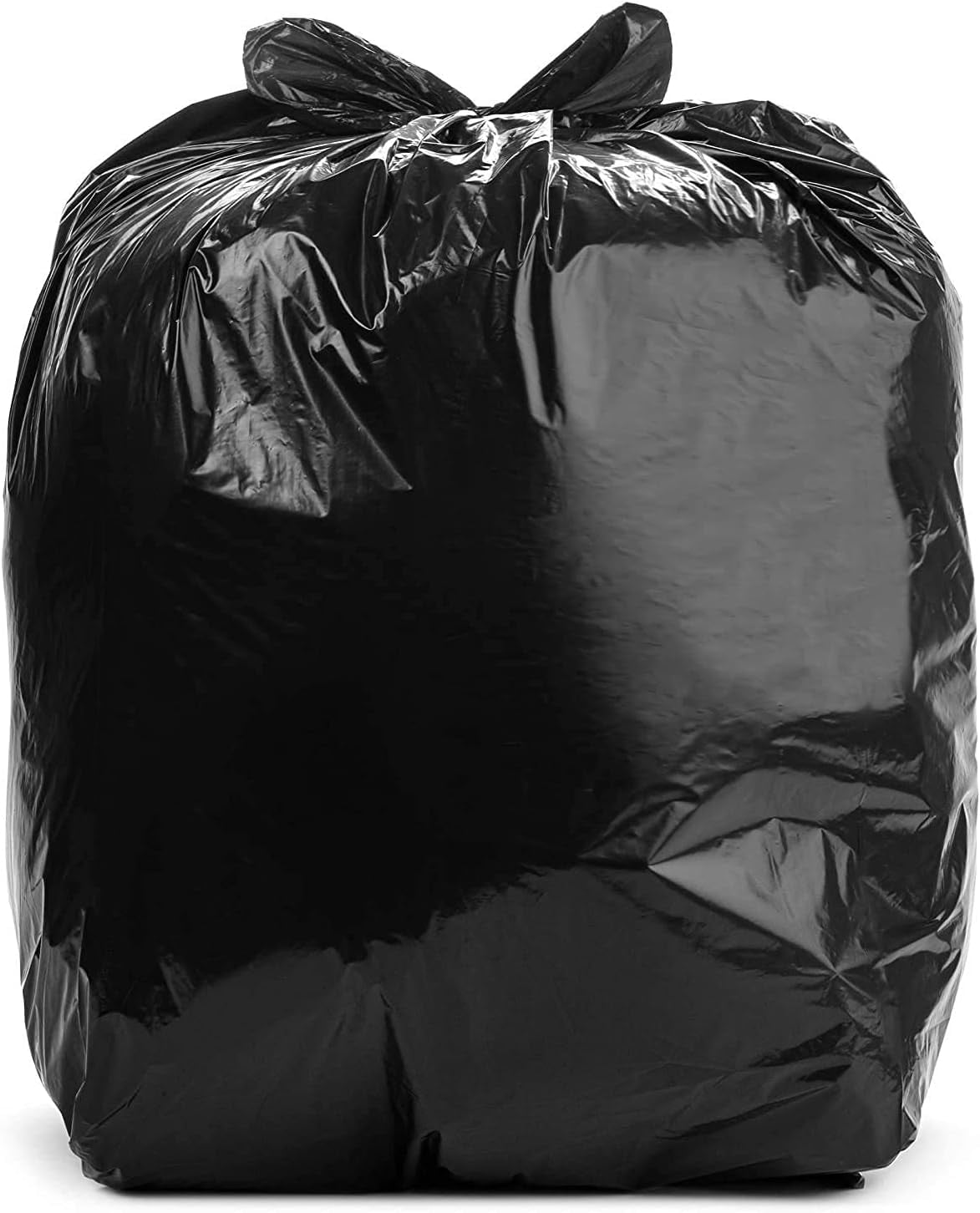 Aluf Plastics 56 Gallon Trash Bags (2 MIL - Pack of 200) 43" x 47" - Large Heavy Duty Can Liners - Plastic Black Garbage Bags for Lawn, Leaf, Contractor, Yard, Outdoor use
