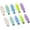 Jelly White Green Neon-Green Blue Purple, variant on 10 Pcs Creaseless No Crease No Bend Flat Hair Clips For Styling Non Slip Makeup Clips For Women Salon Hairstyle,Tortoiseshell