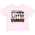 thumbnail image 3 of Inktastic Don't Mess with My Little Sister Boys or Girls Baby T-Shirt, 3 of 5
